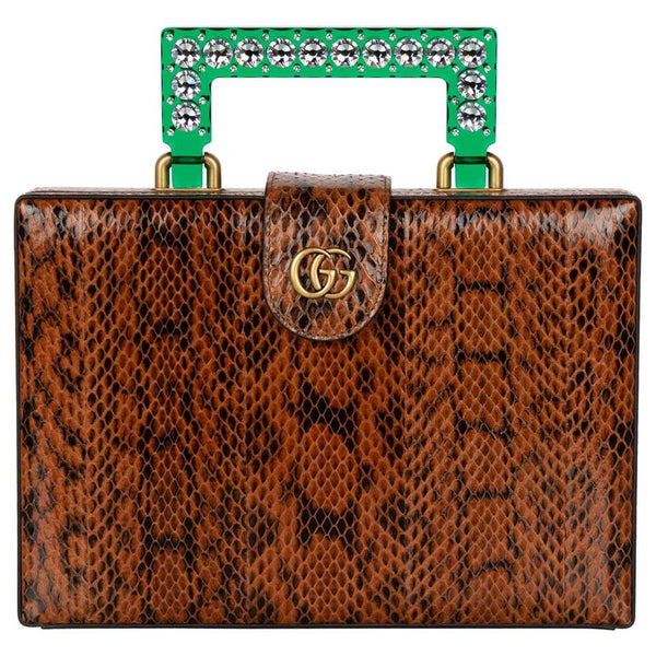 Gucci snakeskin online handbag