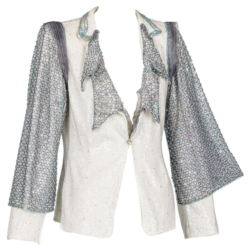 Giorgio Armani Beaded Crystal & Sequin Jacket