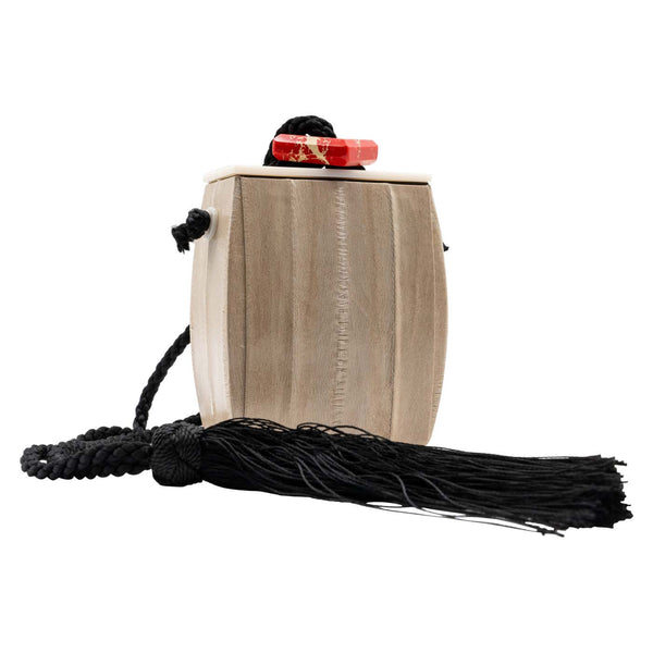 The Row Inrou Eel Skin Minaudiere Tassel Wristlet Bag, 2018