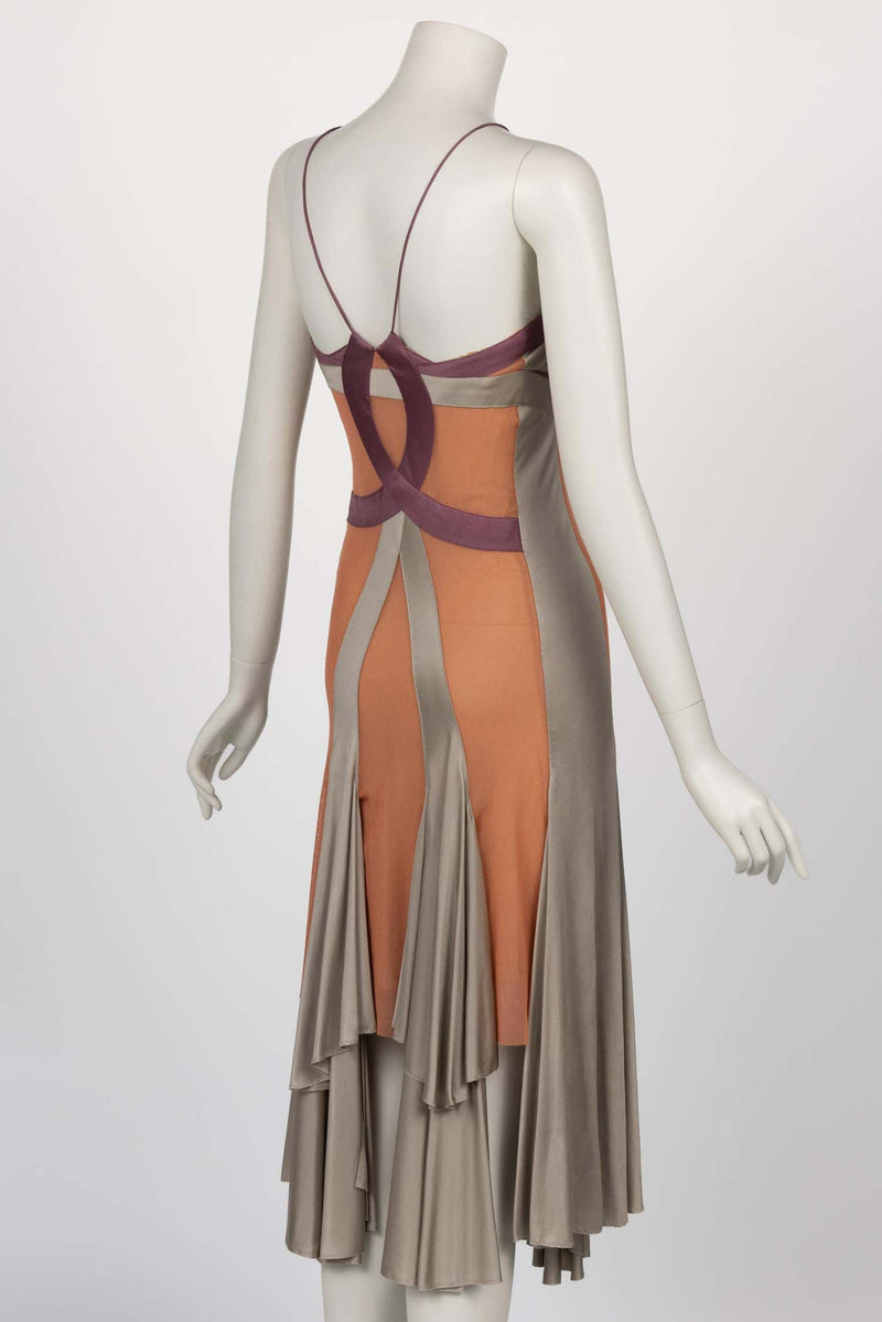 Vintage Stella McCartney Asymmetric Cutout Draped Dress