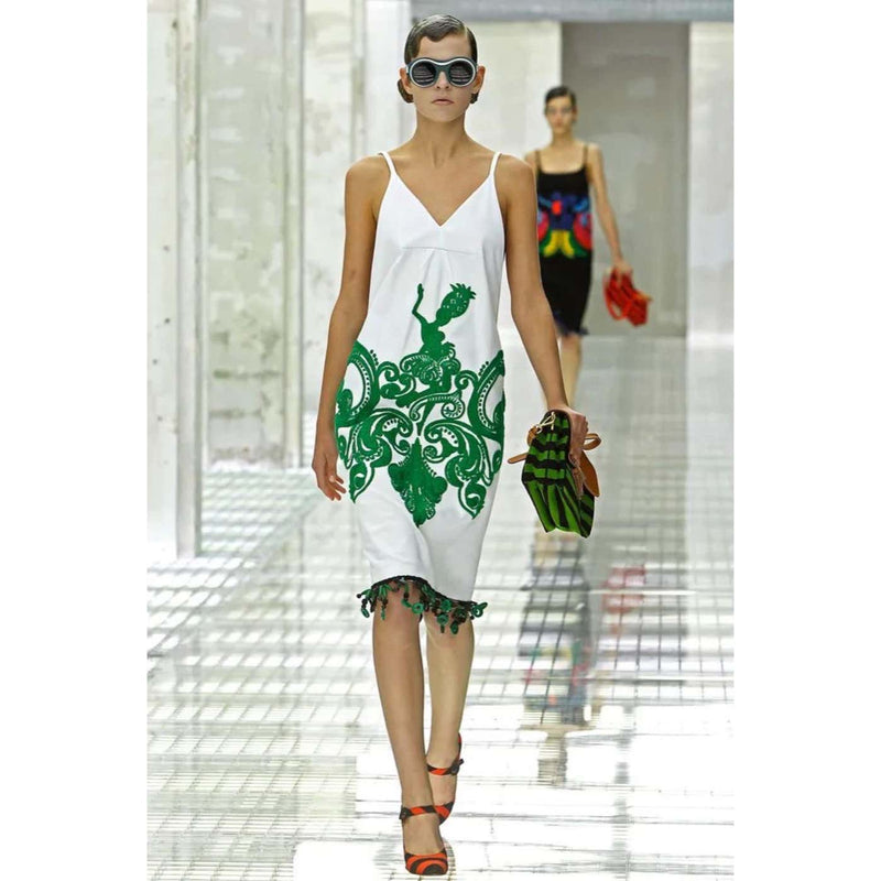 Prada S/S 2011 Runway Look #28 Embroidered Beaded Modern Flapper Dress