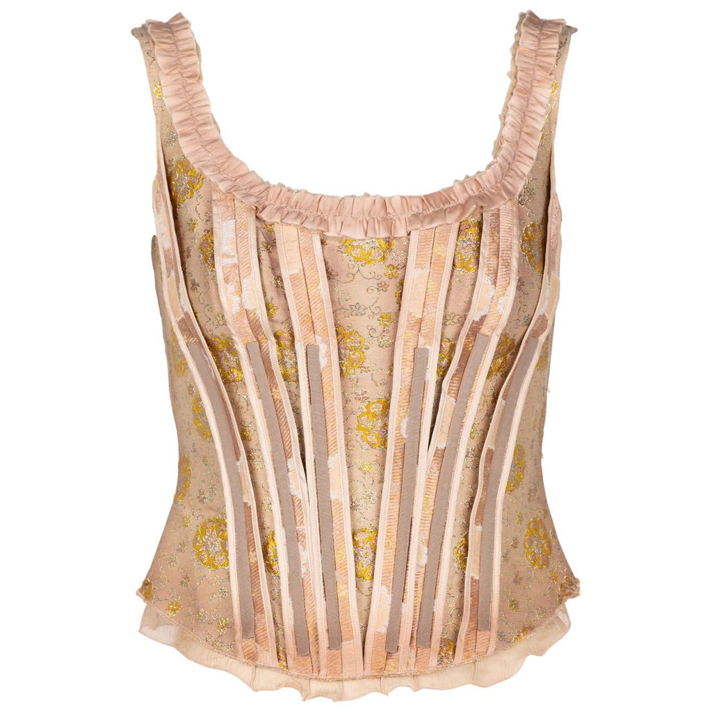 Victorian Vintage Inspired Pink Corset Top – Corseti Couture