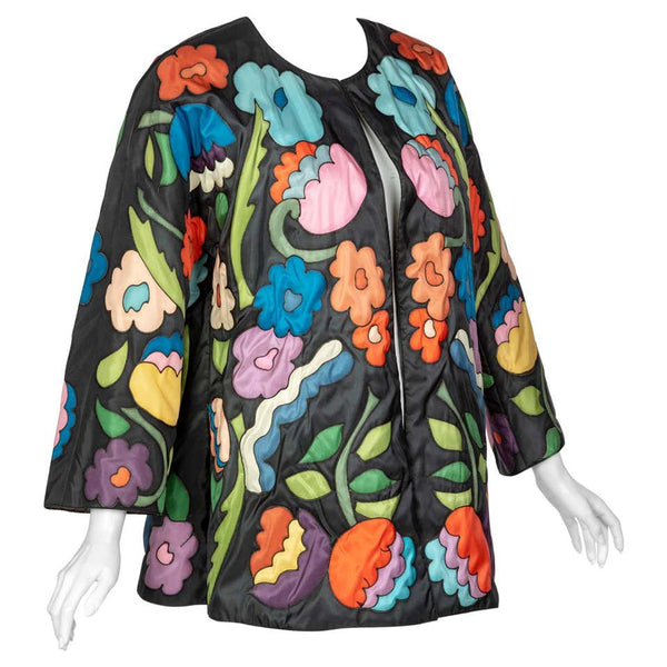 Chloè Multicolored Floral Jacket, 1980s