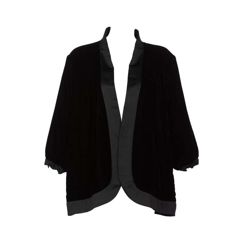 Yves Saint Laurent Black Velvet Jacket YSL, 1990s