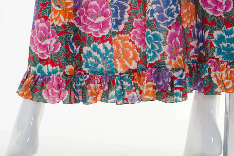 Emanuel Ungaro Floral Maxi Skirt