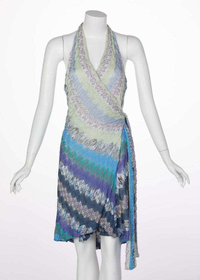 Missoni Sleeveless Halter Dress Belted Jacket Set, 2012