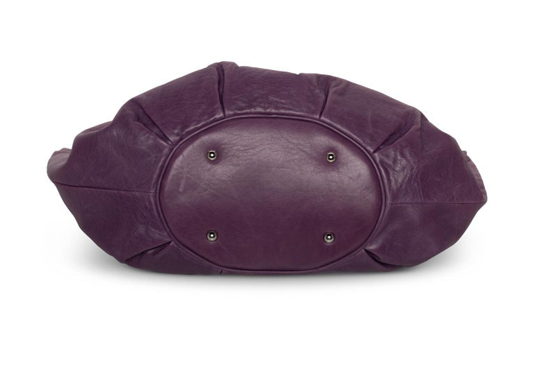 Christian Dior Purple Leather Babe Bag, 2008