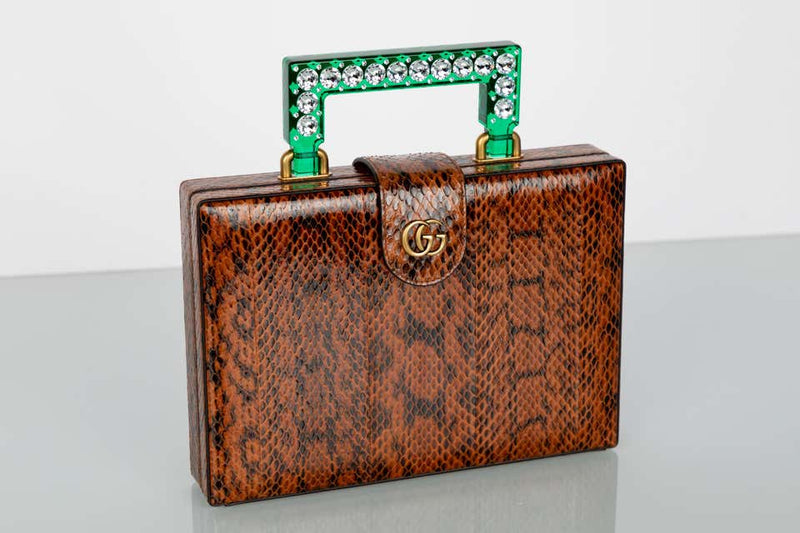 Gucci GG Pouch With Kingsnake - Farfetch