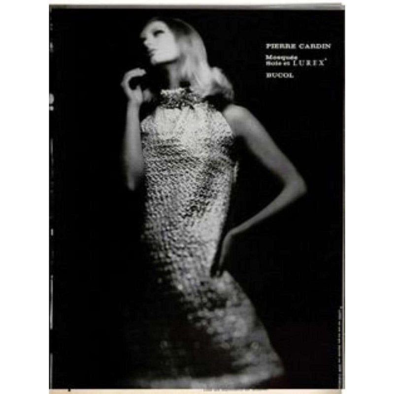 1960s Gold & Silver Sequin Rhinestone Dress Possibly Pierre Cardin