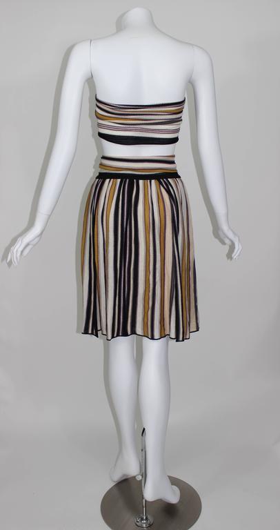 Missoni Bow Bandeau Top and matching Skirt Ensemble