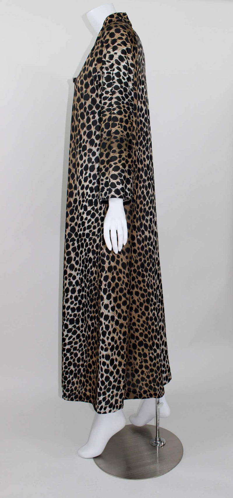 A Vintage Leopard Print Caftan Dress