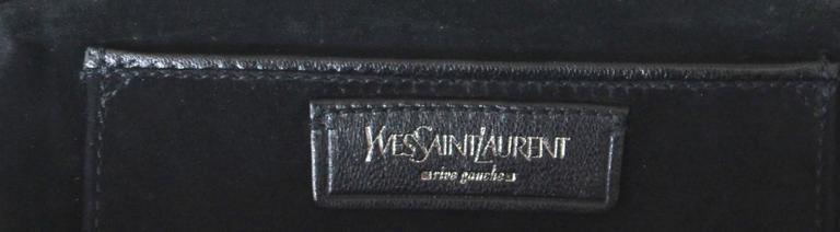 Yves Saint Laurent Black Dali Lips Clutch YSL 2003 Tom Ford Era Collectors