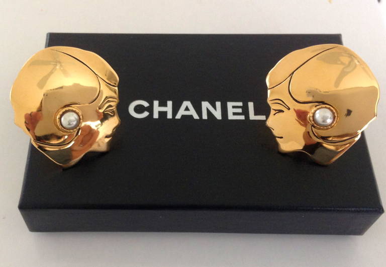 Vintage Chanel Mademoiselle Earrings