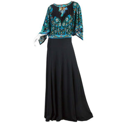 Leonard Paris 1970s Maxi Dress