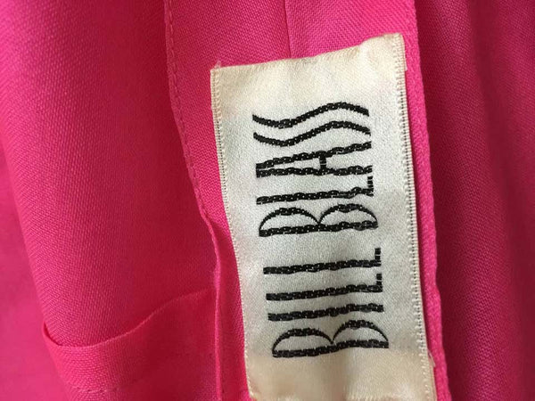 1970's Bill Blass Pink Silk Organza Dress