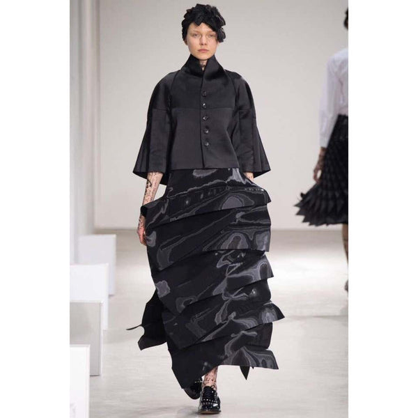 Junya Watanabe Comme des Garçons Sculptural Black Avant Garde Skirt