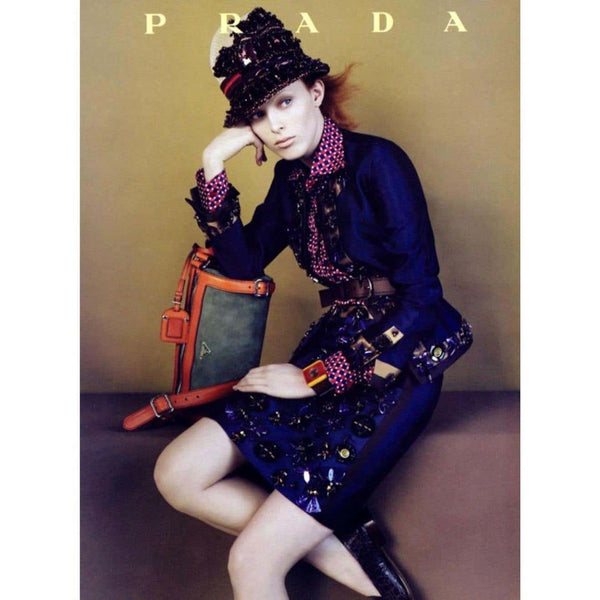 Prada S/S 2005 Crystal Embellished Skirt Suit